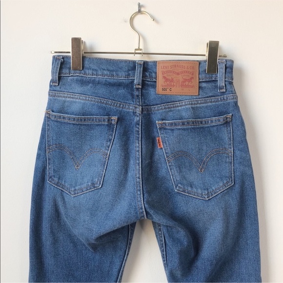 Levi’s 505 C Cropped Jeans - Picture 6 of 7